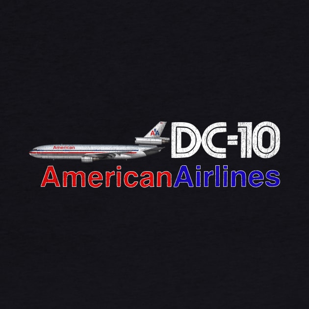 American Airlines DC-10 by boscotjones